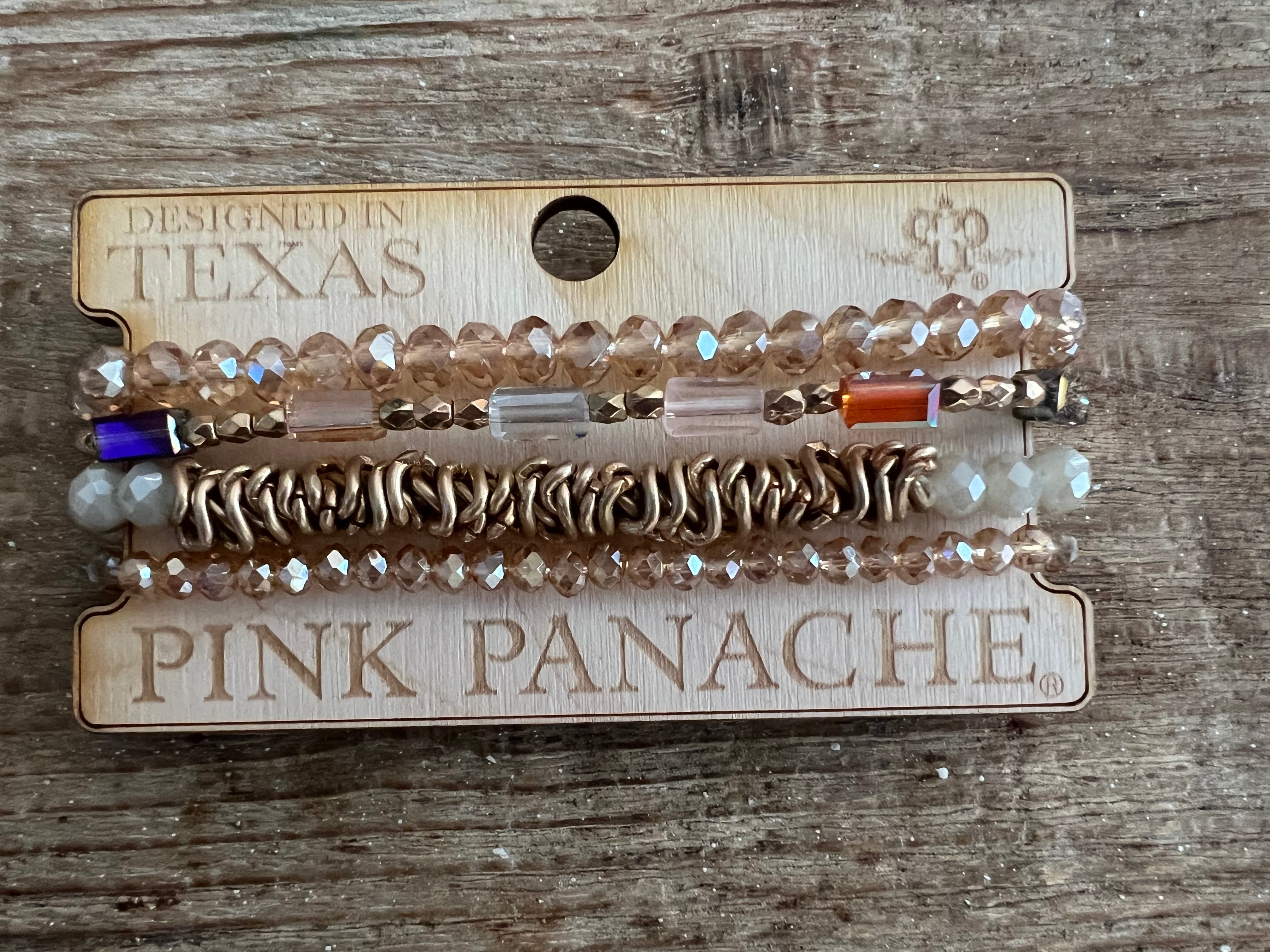 Champagne Beaded Stack on Simply Obsessed