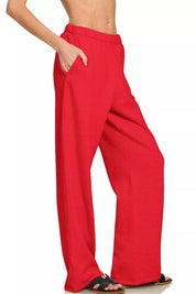 Zenana Fleece Sweatpant with Pockets on Simply Obsessed