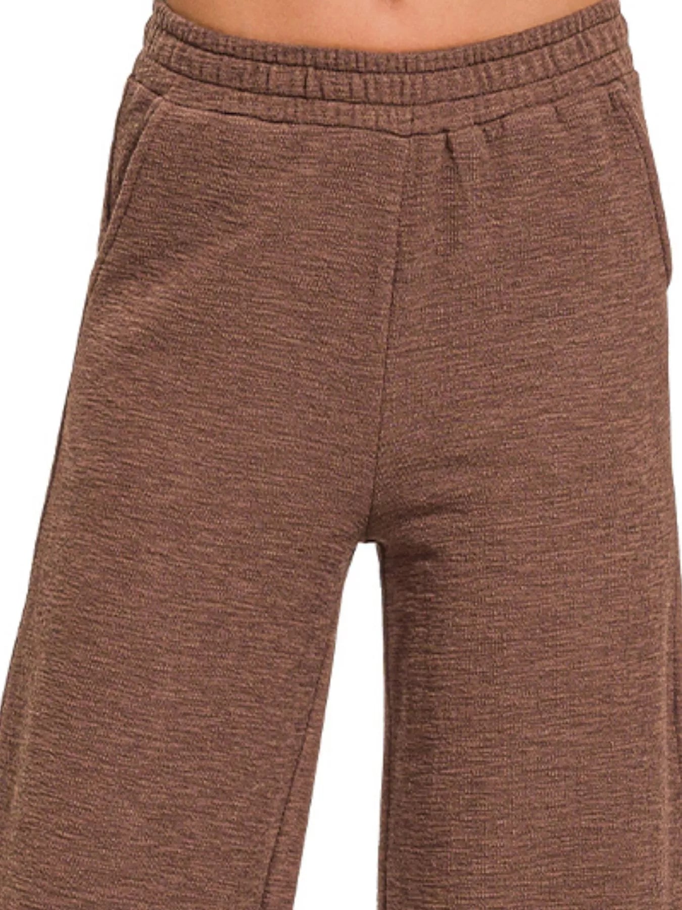 ZENANA Cotton Slub Wide Leg Pants on Simply Obsessed