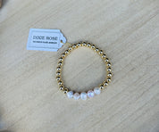 DIXIE ROSE 14K Gold Filled Olivia Pearl Bracelet on Simply Obsessed