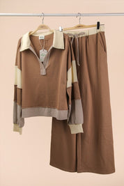 VERY J Color Block Casual Knit Set on Simply Obsessed
