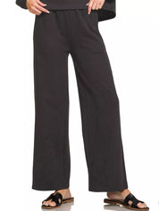 Zenana French Rib Pullover and Pants Set on Simply Obsessed