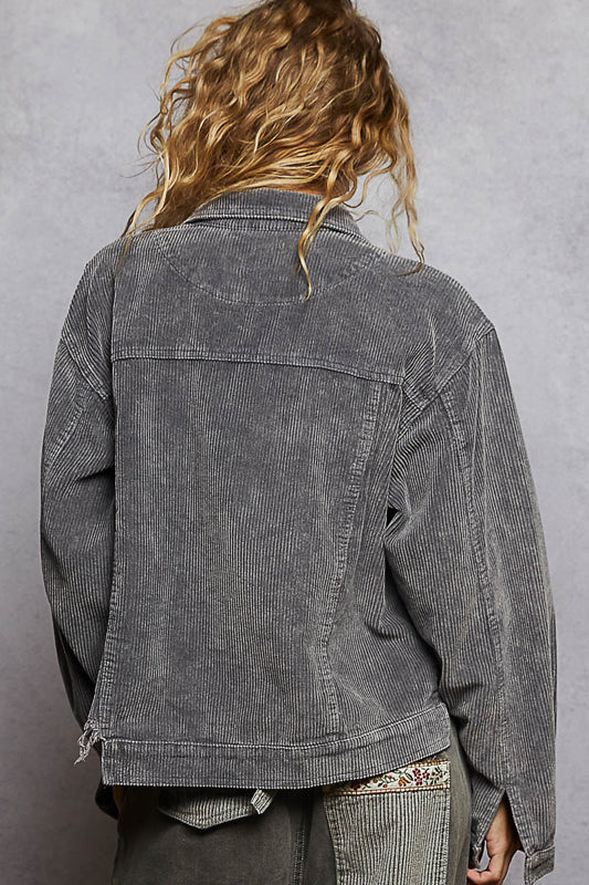 POL CORDUROY RAW HEM TRUCKER JACKET ***BEACH LIVE*** on Simply Obsessed