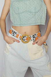 POL Floral Belt Accessory - One Size on Simply Obsessed