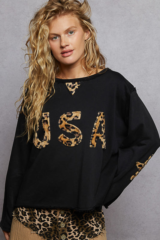 POL USA LEOPARD PULLOVER *VEGAS LIVES* on Simply Obsessed