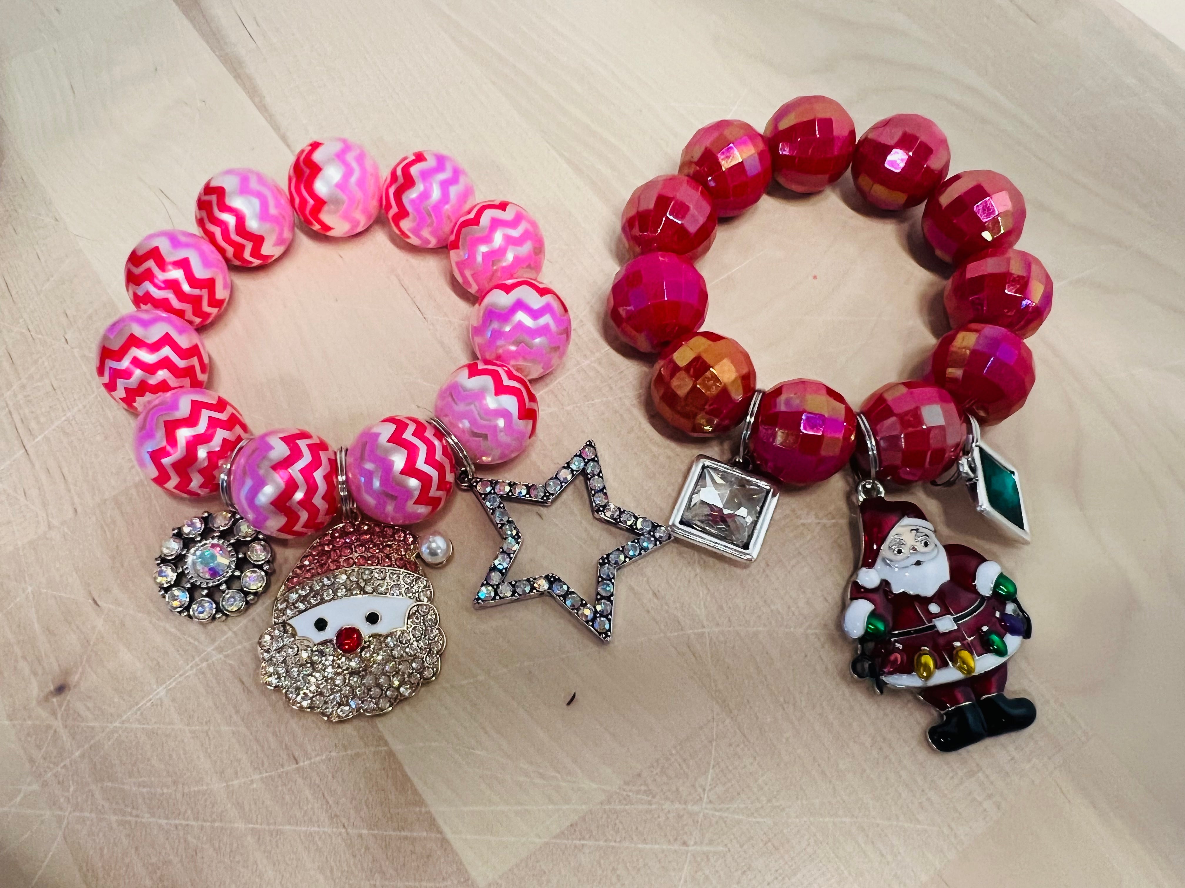 ATG Chunky Santa Charm Bracelets on Simply Obsessed