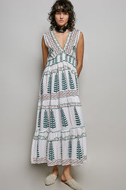 POL Floral Printed Sleeveless Tiered Dress with Smocked Waistband **DEBUT SALE** on Simply Obsessed