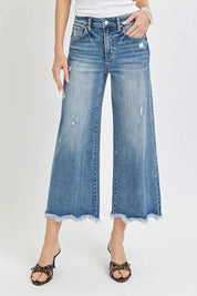 RISEN High Rise Cropped Flare Jeans on Simply Obsessed