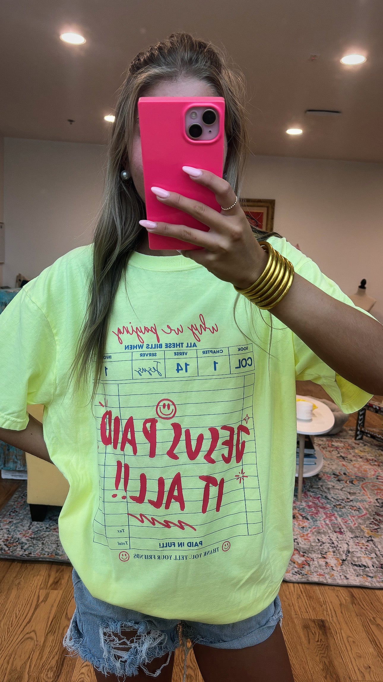 T-SHIRT JUNKIE Jesus Paid It All! on Simply Obsessed