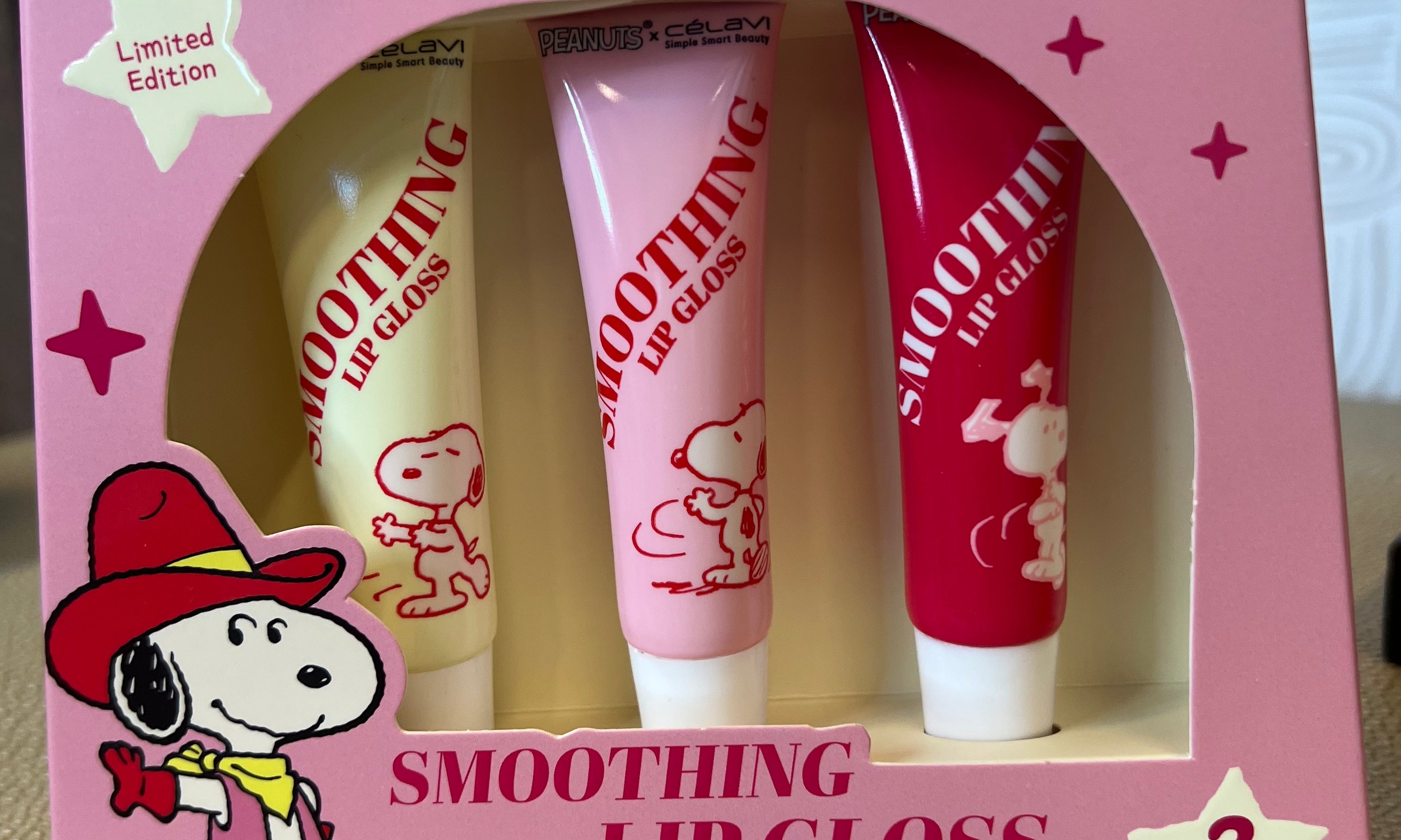 Peanuts Lip Gloss Set on Simply Obsessed
