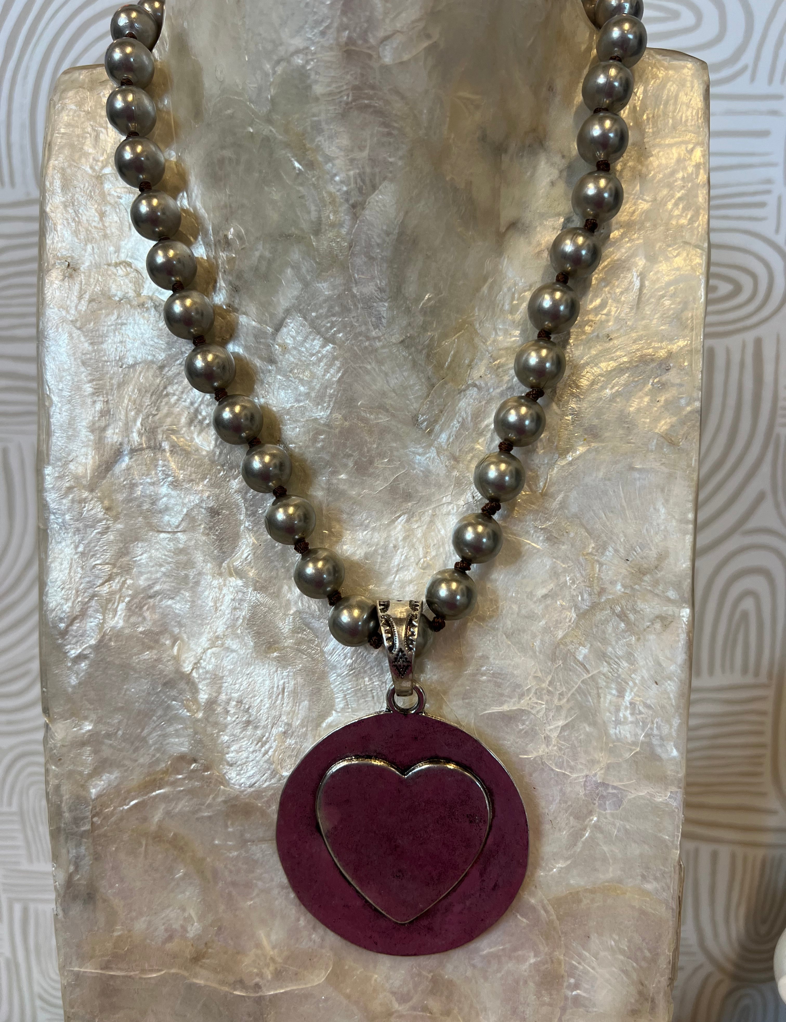 JEWELRY SALE Silver Heart Necklace on Simply Obsessed