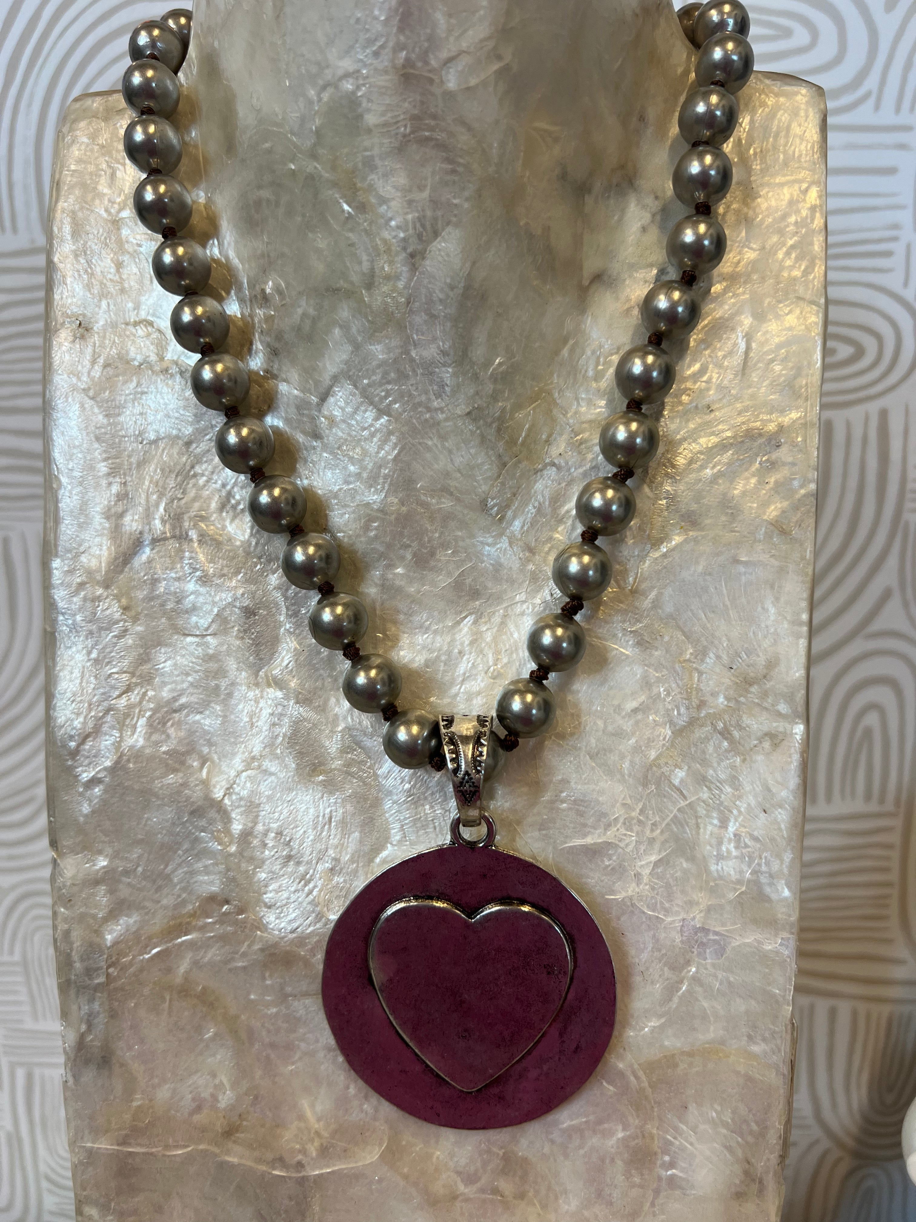 JEWELRY SALE Silver Heart Necklace on Simply Obsessed