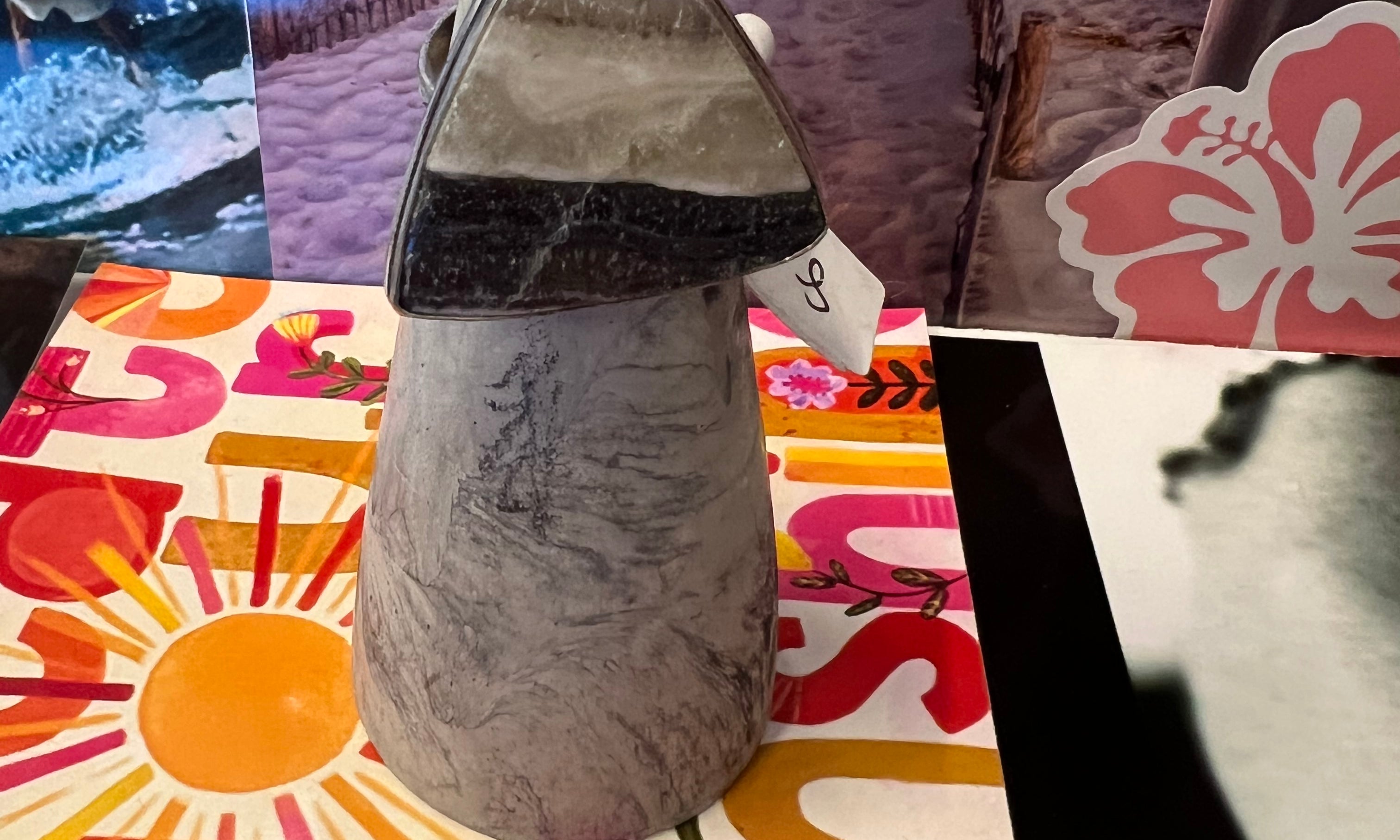 One of a Kind Size 8.5 Zebra Calcite Ring on Simply Obsessed