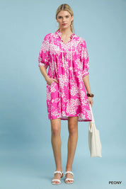 UMGEE Floral Babydoll Dress with Pockets on Simply Obsessed