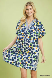 UMGEE Polka Dot Print Tunic Dress on Simply Obsessed