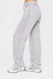 MONO B Elastic Waist Fleece Pants with Pockets **FALL DEBUT SALE** on Simply Obsessed