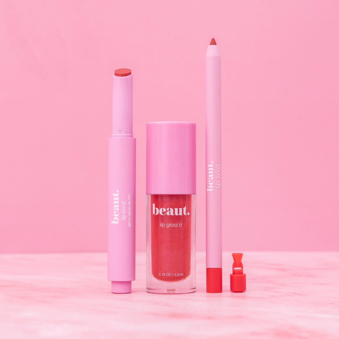 lip lin'd + lip gloss (bundle) on Simply Obsessed
