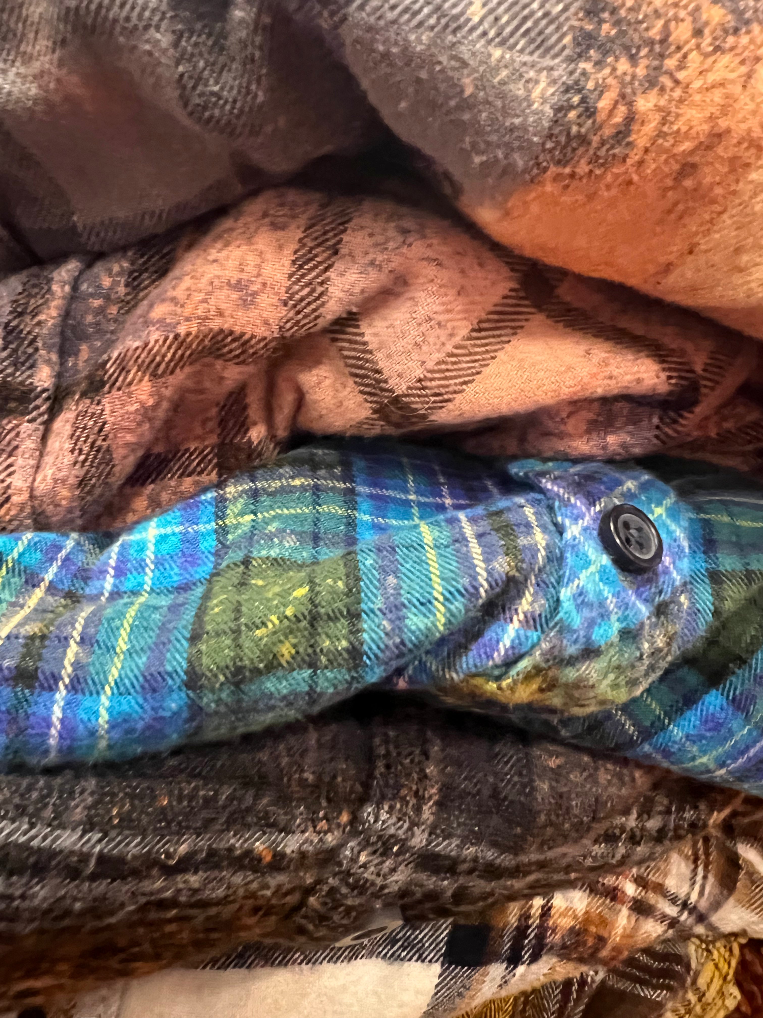 1-15 One of a Kind Adult Acid Dusted Flannels on Simply Obsessed