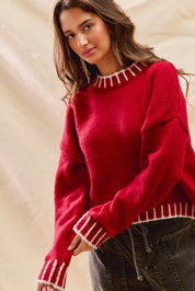 SO ME Loose Fit Christmas Holiday Sweater on Simply Obsessed