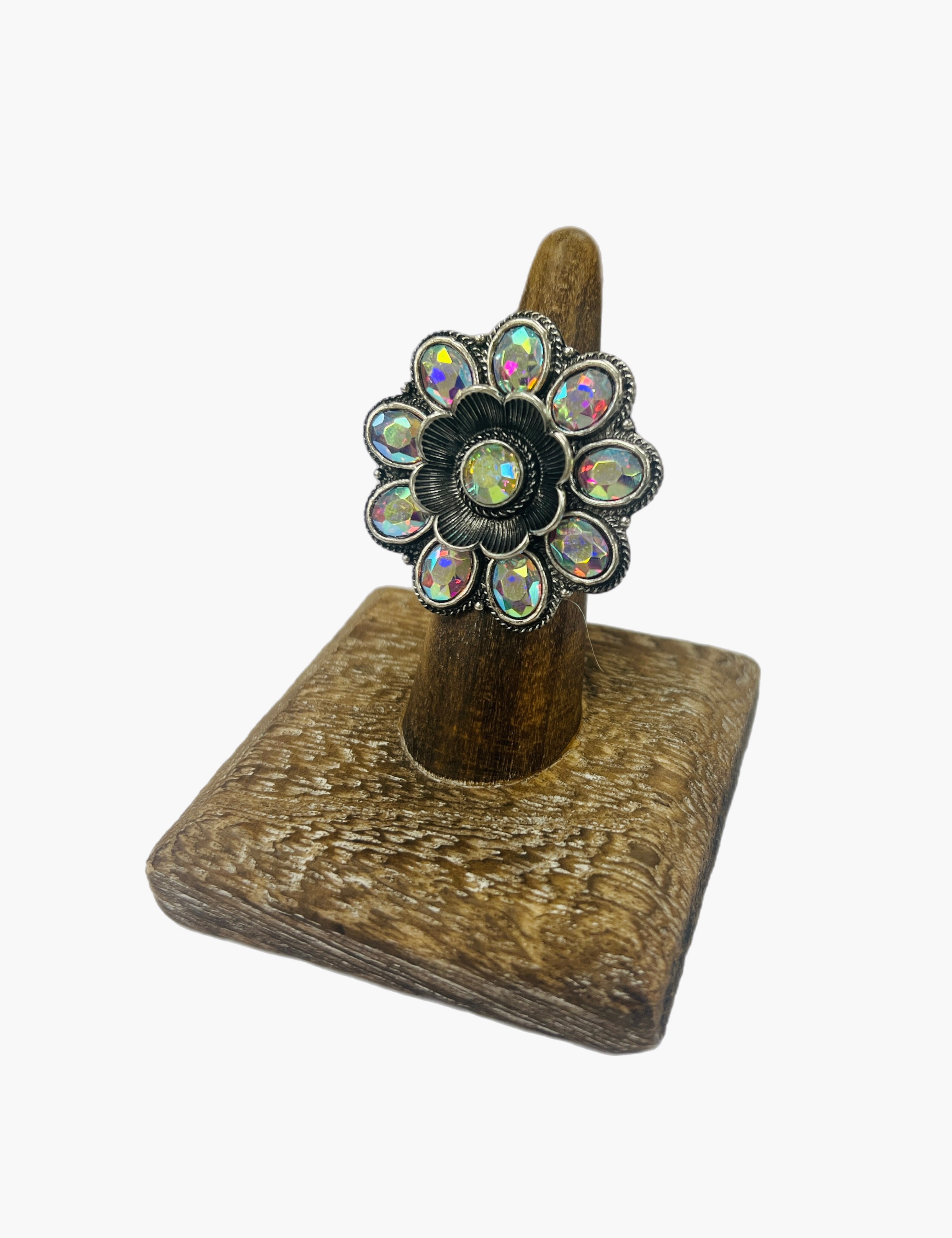 ATG AB Flower Stretchy Ring on Simply Obsessed