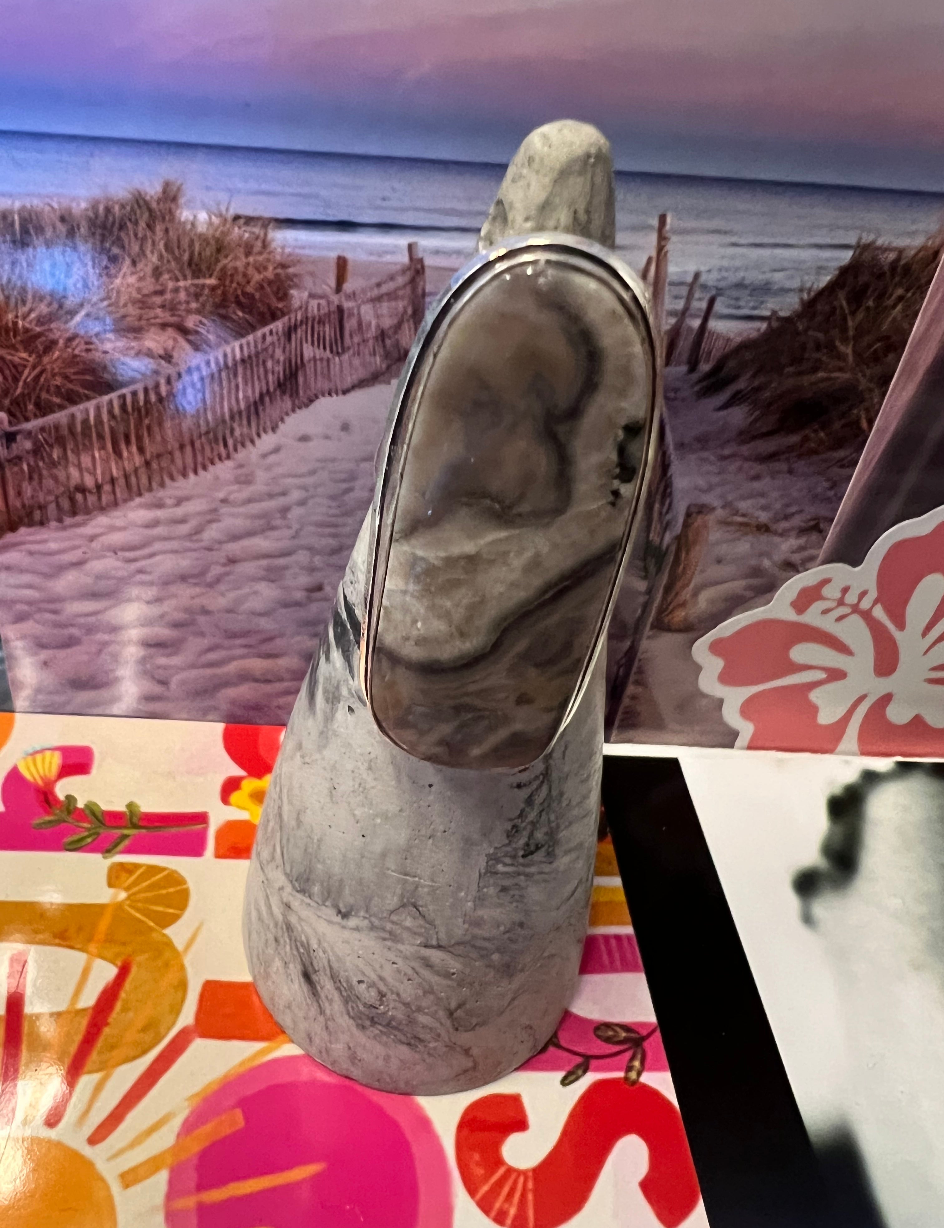 One of a Kind Size 8 Laguna Lace Agate Ring on Simply Obsessed