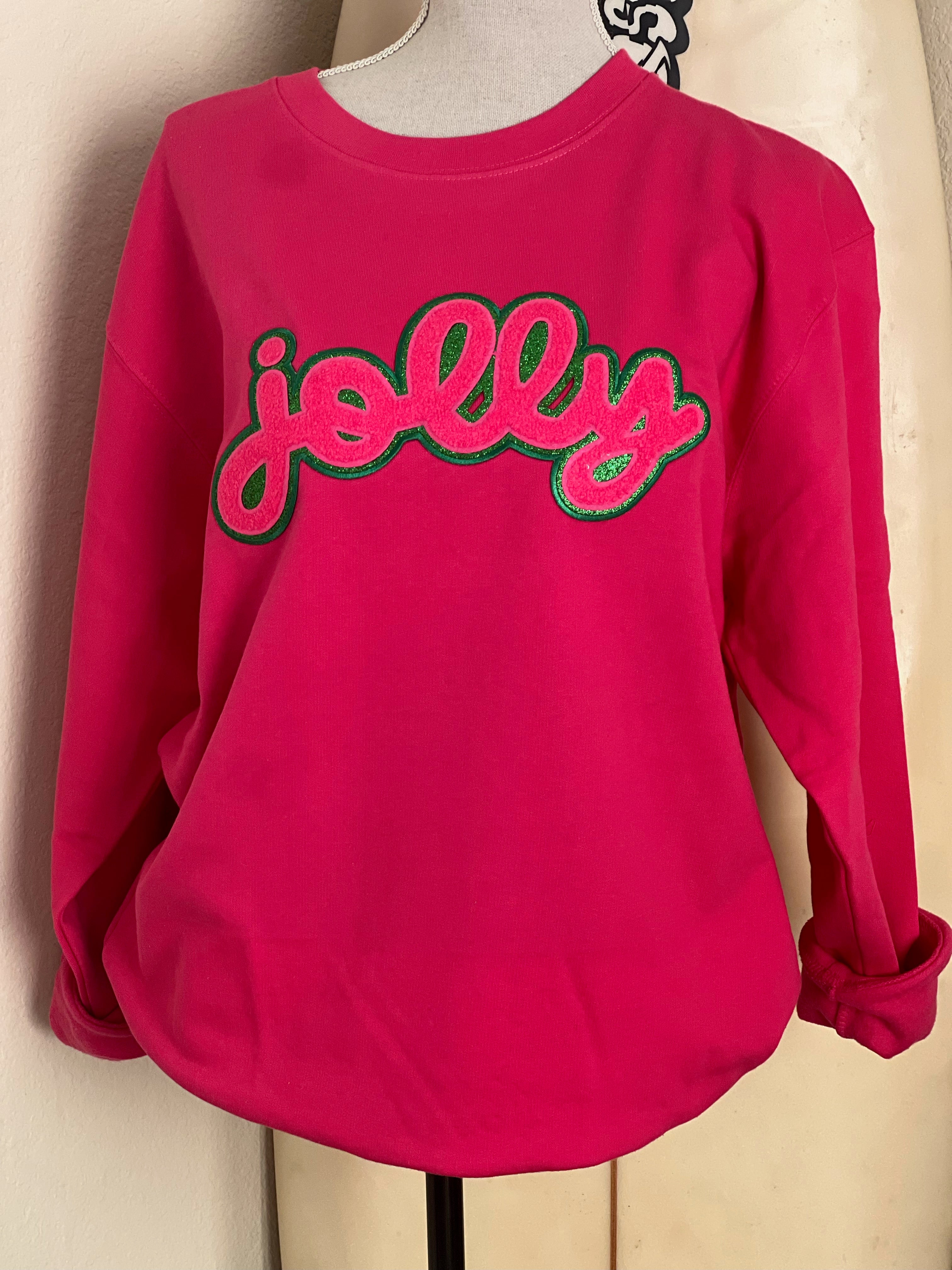 MALIBU HIPPIE Jolly Patch Sweatshirt on Simply Obsessed