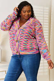 ANGEL WINGS Woven Right V-Neck Long Sleeve Cardigan. **FALL DEBUT SALE** on Simply Obsessed