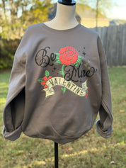 T-SHIRT JUNKIE Crystal Be Mine Sweatshirt on Simply Obsessed