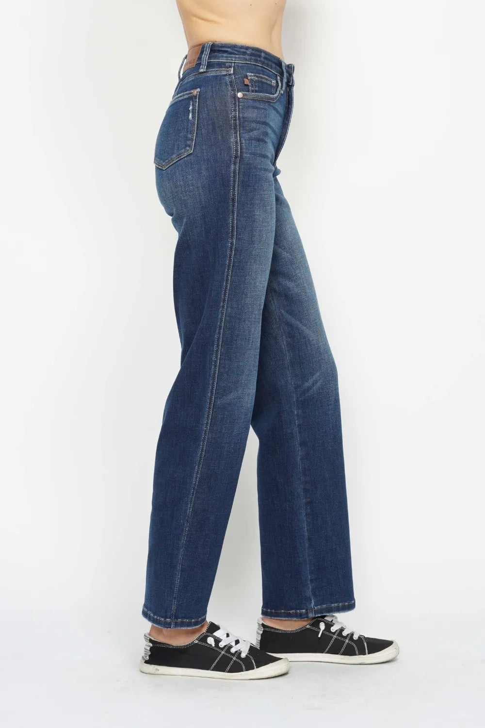 JUDY BLUE Full Size High Waist Tummy Control Jeans on Simply Obsessed