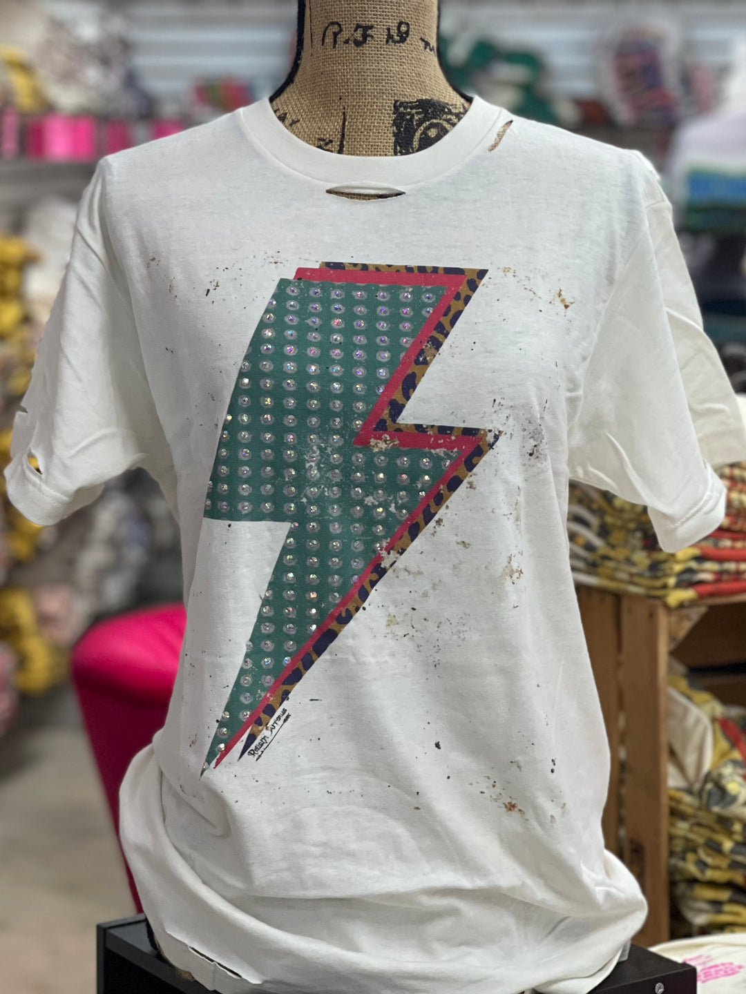 Bling Lightning Bolt Tee by Raisin' Arrows on Simply Obsessed