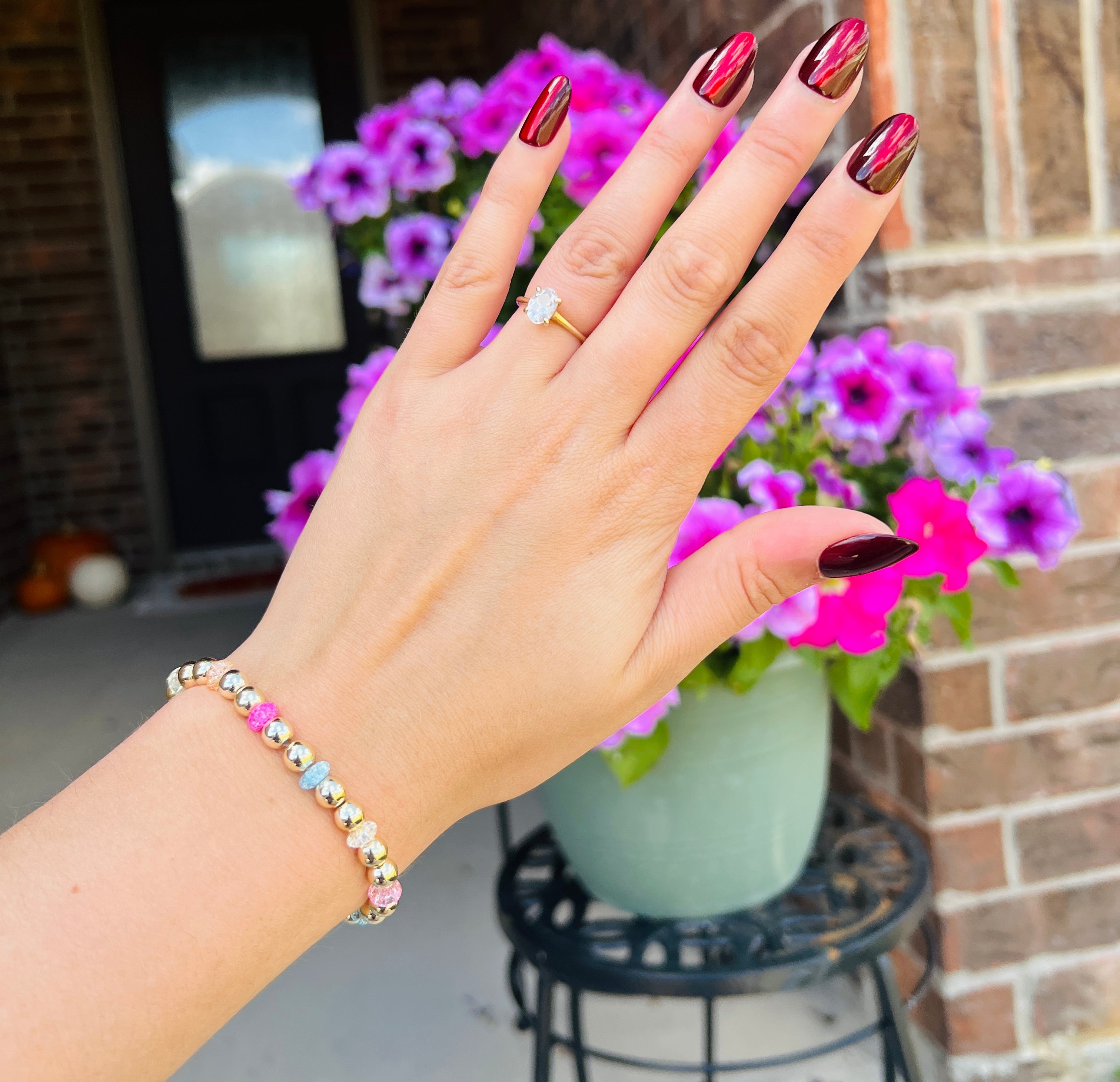 DIXIE ROSE 14K Gold Filled Colorful Gold Bracelet on Simply Obsessed