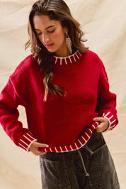 SO ME Loose Fit Christmas Holiday Sweater on Simply Obsessed