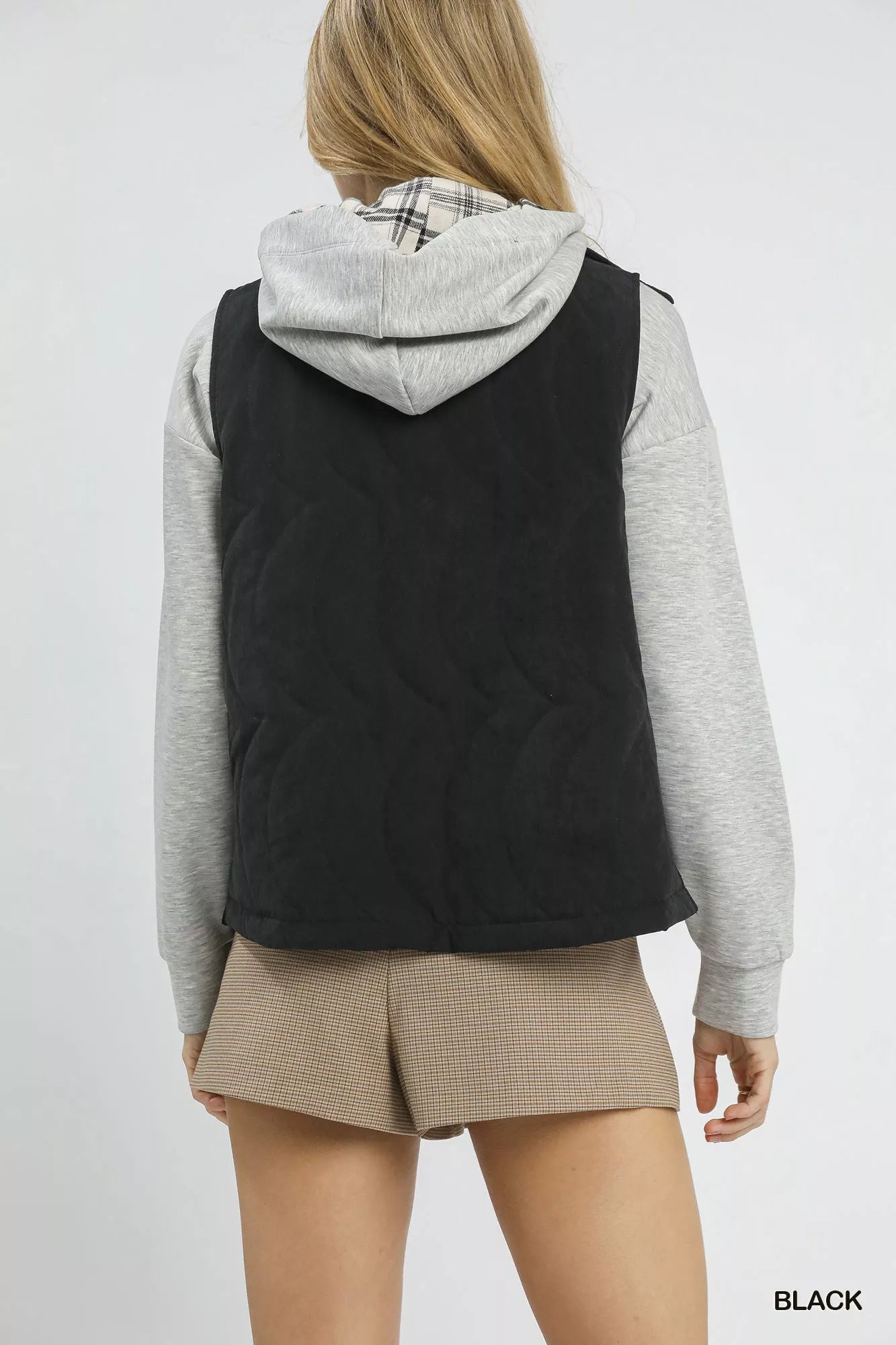 Umgee Quilted Embroidered Vest on Simply Obsessed