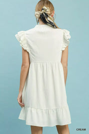 UMGEE Ruffle Sleeve Babydoll Dress on Simply Obsessed