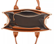 DAVID JONES Square Woven Tote Handbag on Simply Obsessed