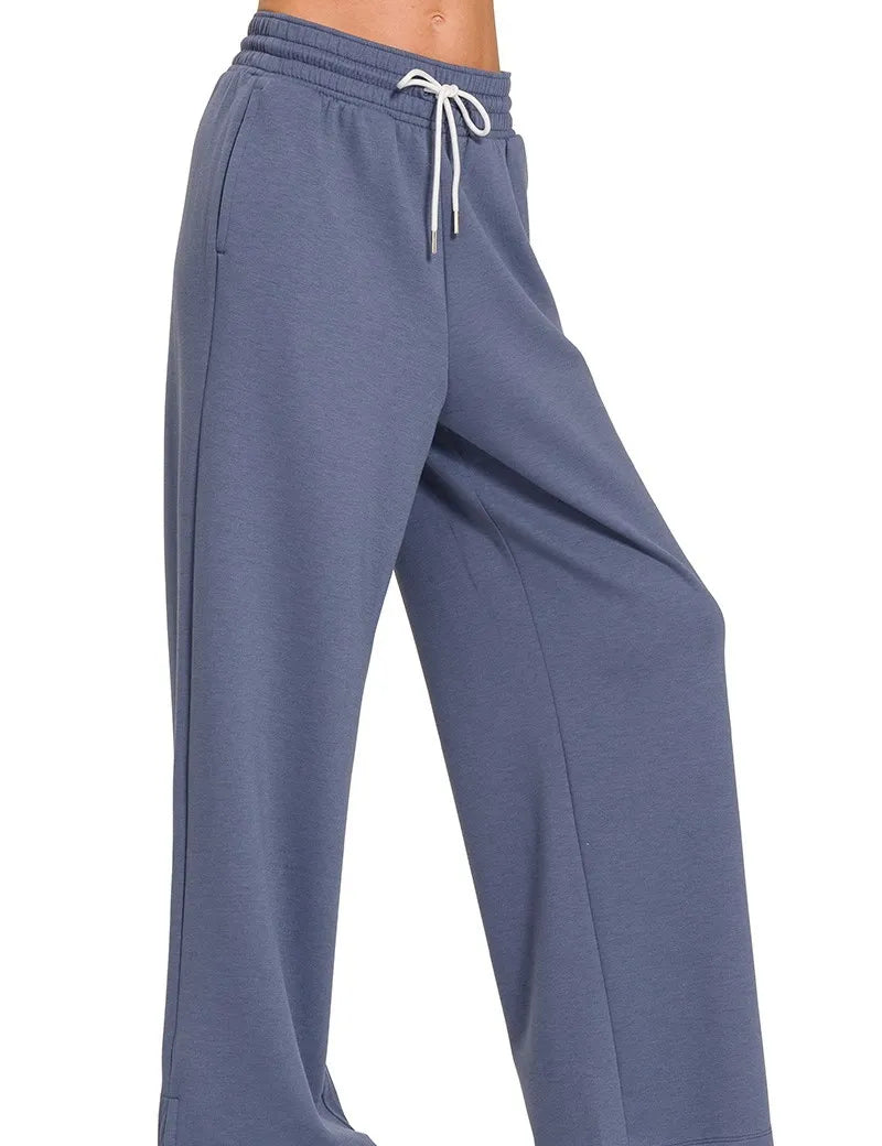 Zenana Scuba Drawstring Pants on Simply Obsessed