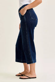 JUDY BLUE High Waist Ankle Wide Jeans on Simply Obsessed