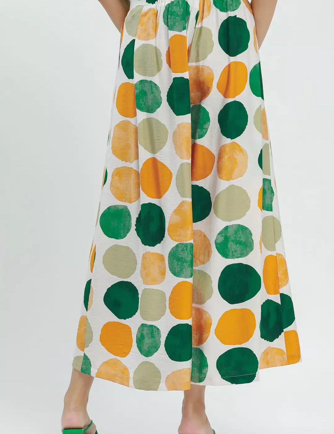 UMGEE Dot Print Wide Leg Pants on Simply Obsessed