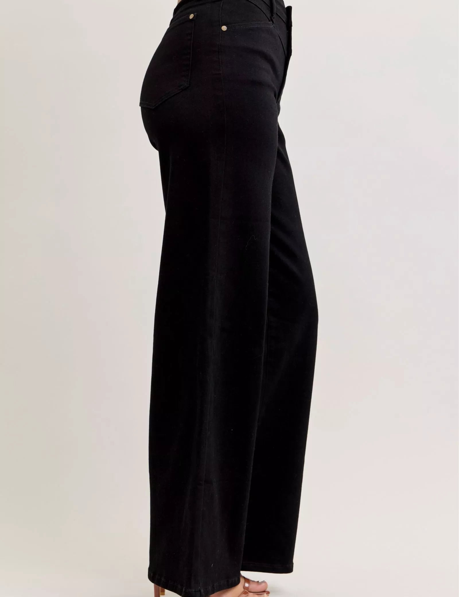 Judy Blue High-Waisted Wide Leg Jeans on Simply Obsessed