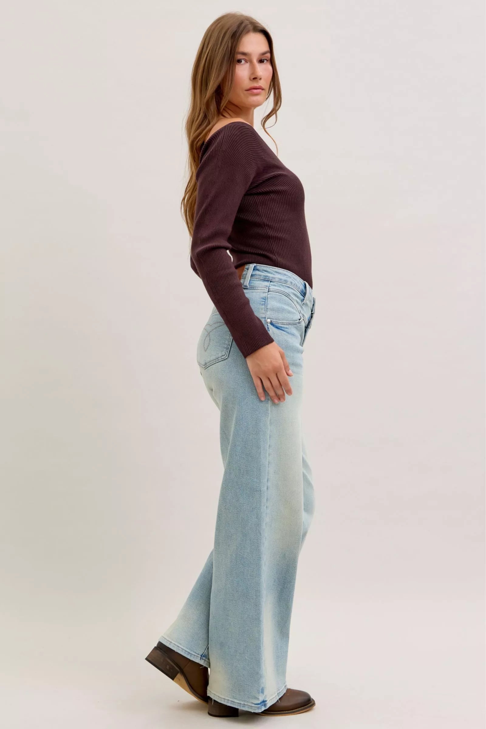 JUDY BLUE High Waist Column Straight Jeans on Simply Obsessed