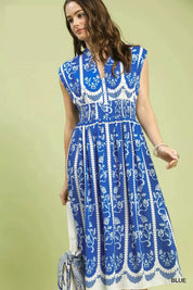 UMGEE Sleeveless Smocked Midi Dress **DEBUT SALE** on Simply Obsessed