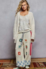 POL Open Front Knit Cardigan with Front Pocket on Simply Obsessed