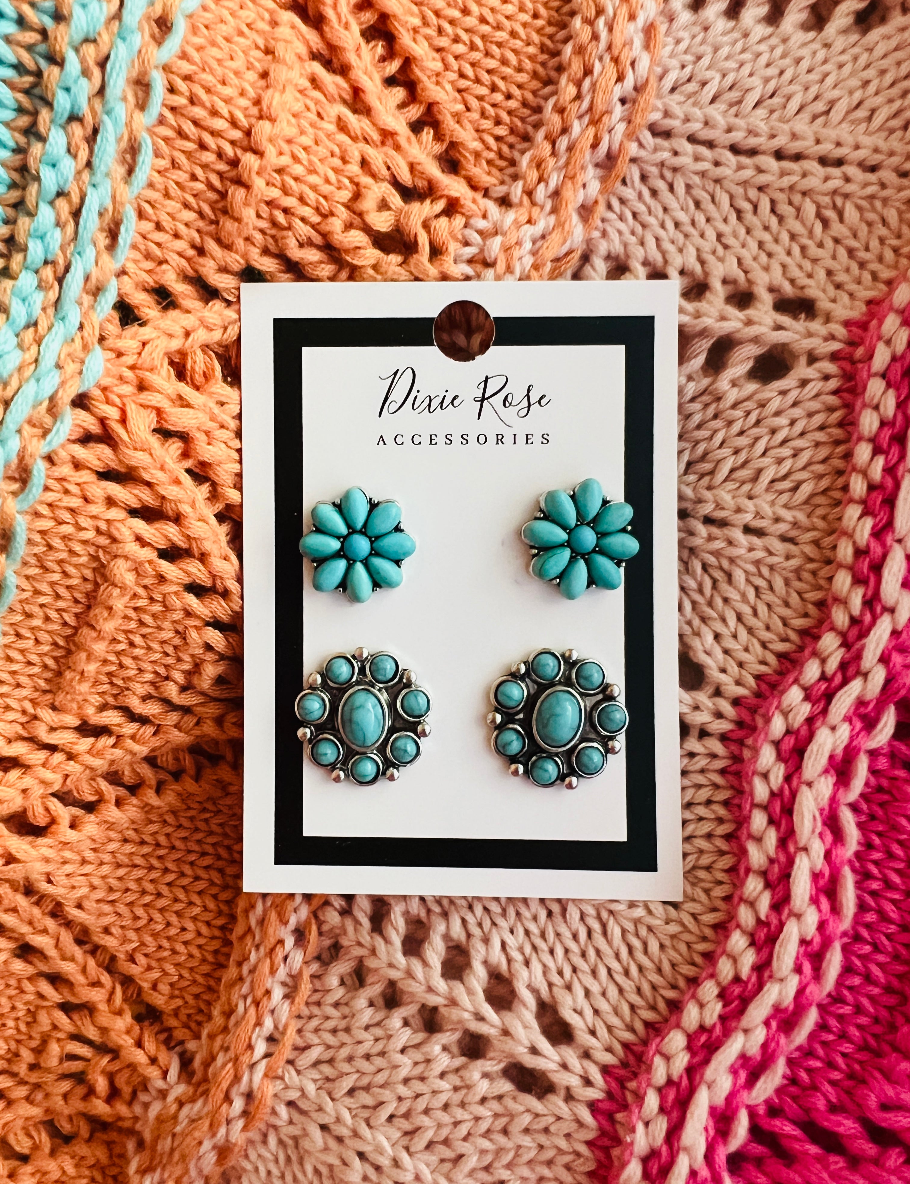 2 Pack of Turquoise Studs on Simply Obsessed