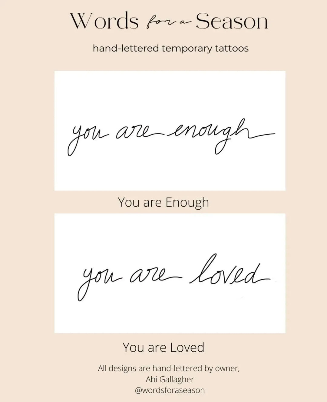 2-Pack Temp Tattoos on Simply Obsessed