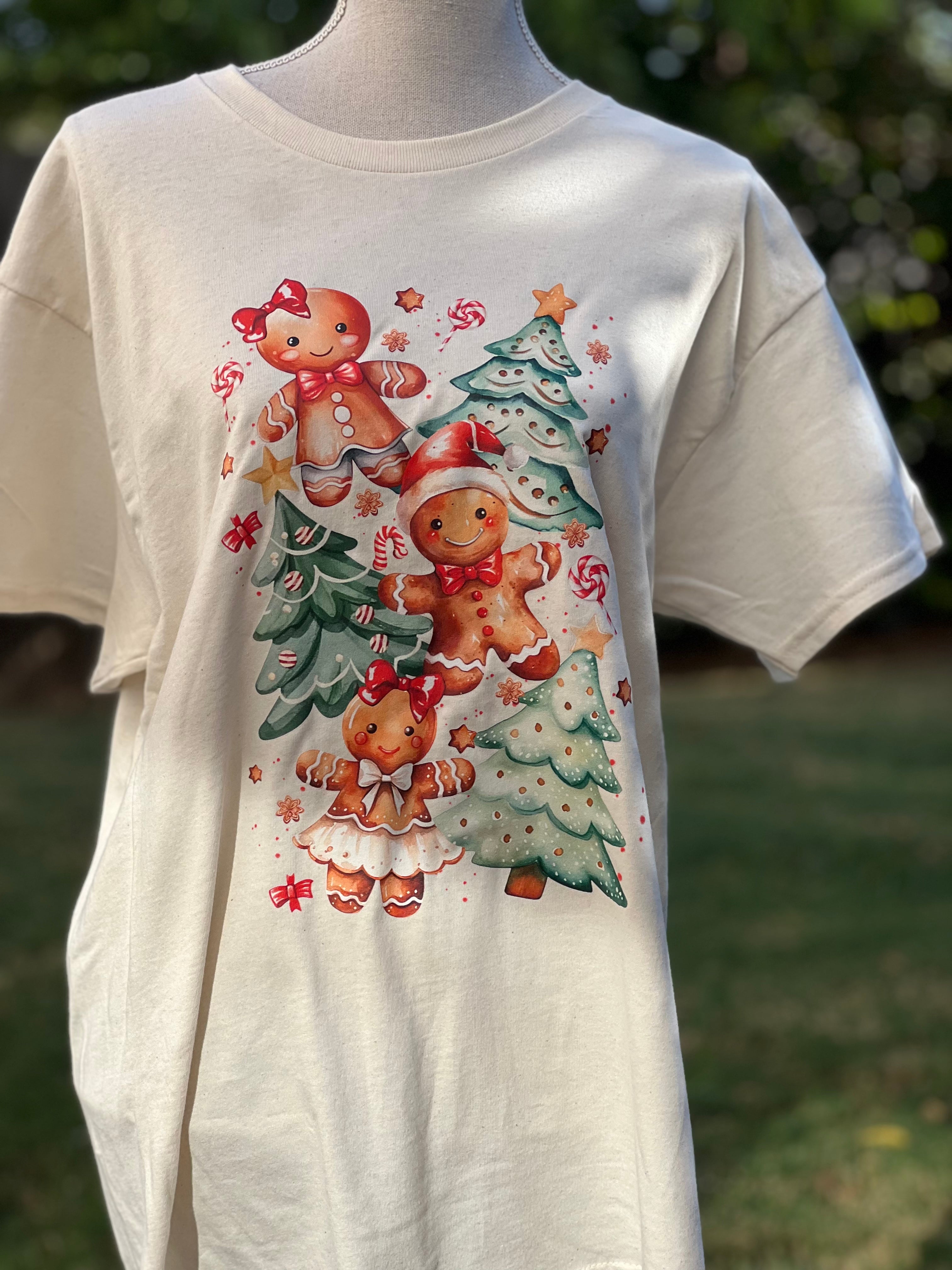 T-SHIRT JUNKIE Jolly Gingerbread Tee on Simply Obsessed
