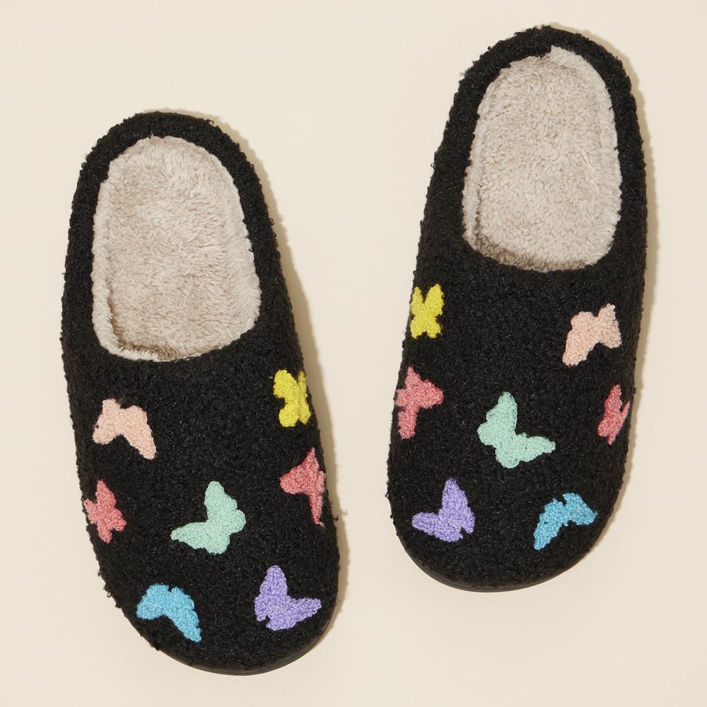 Multi Butterfly Slippers by JOIA Accessories on Simply Obsessed