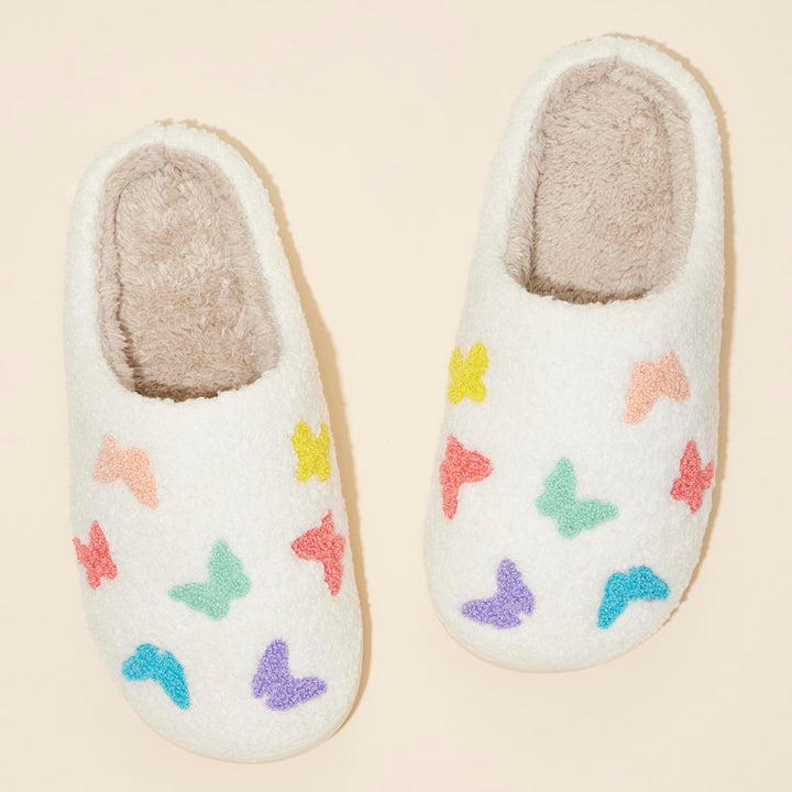 Multi Butterfly Slippers by JOIA Accessories on Simply Obsessed