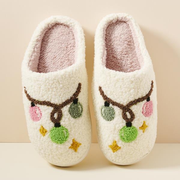 Christmas Lights Slippers by JOIA Accessories on Simply Obsessed