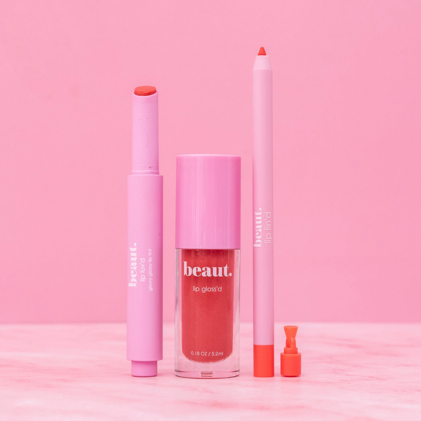 lip lin'd + lip gloss (bundle) on Simply Obsessed
