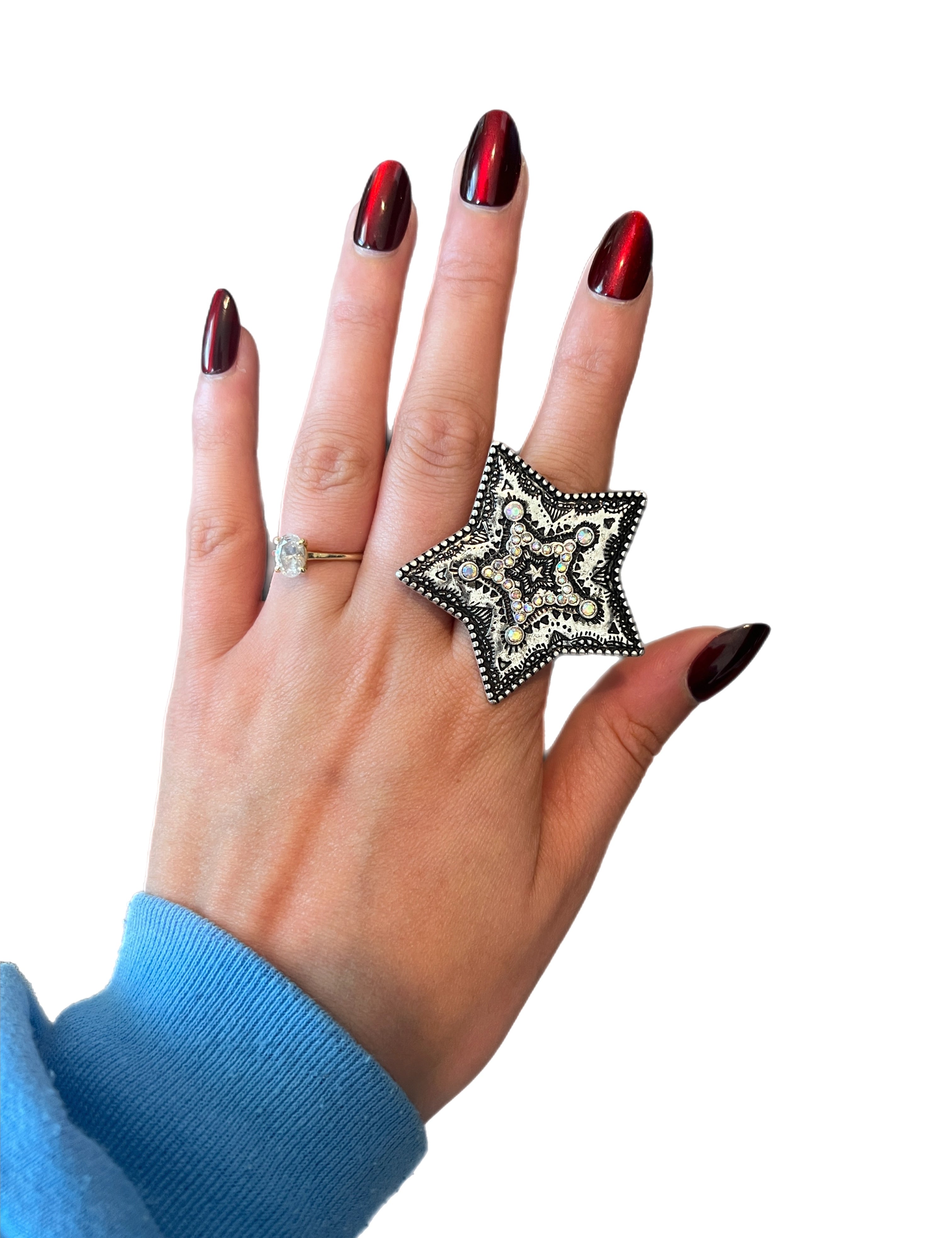 ATG Crystal Star Stretch Ring on Simply Obsessed